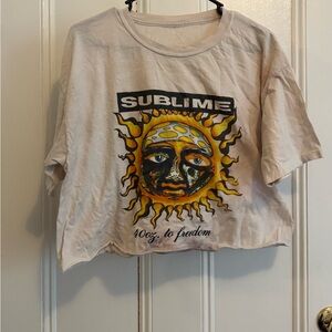 Sublime Graphic Tee in Cream